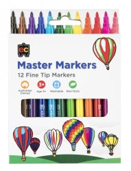 MARKER EC MASTER 2.6MM WASHABLE PK12   G33235