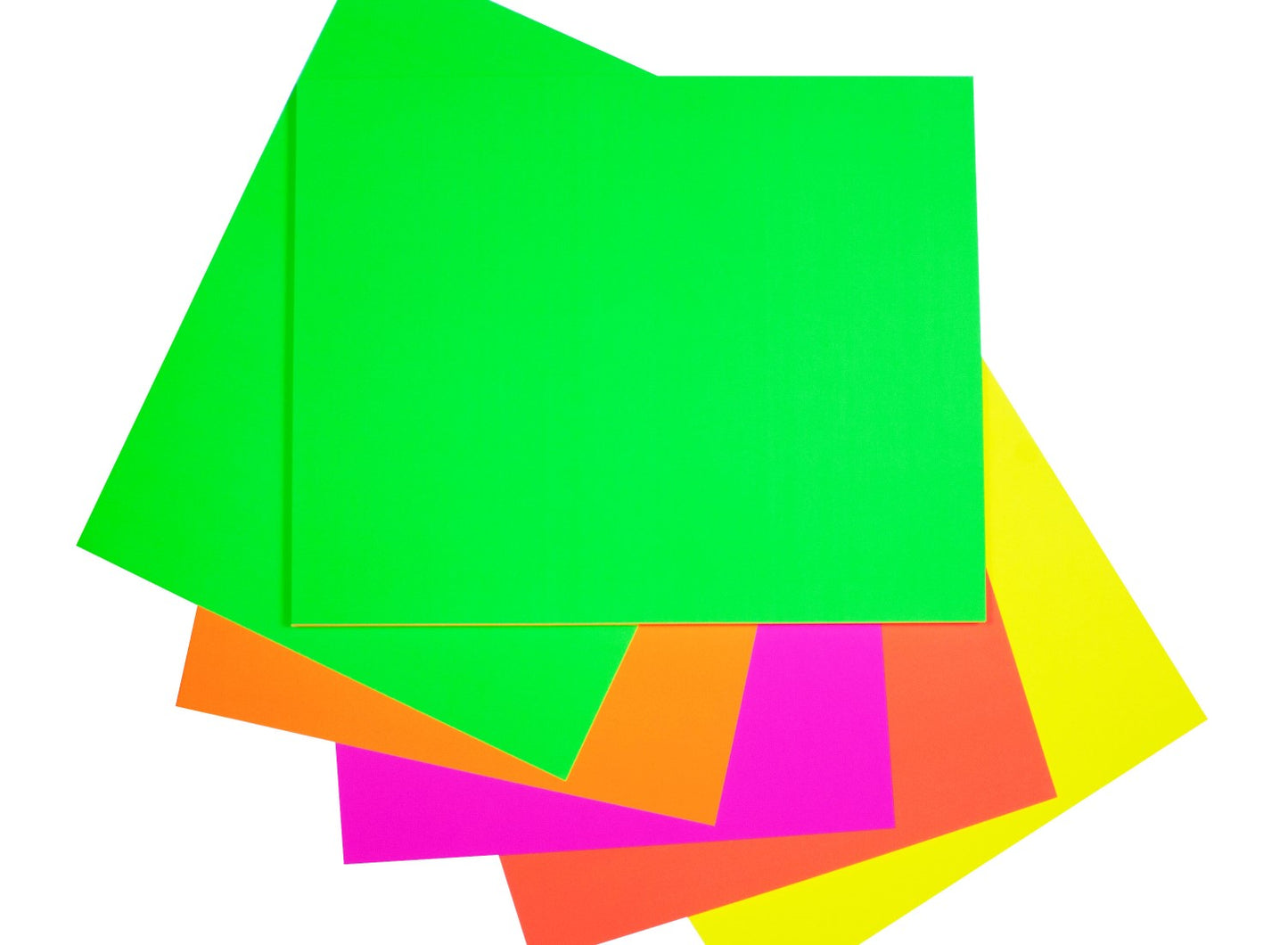 CARDBOARD QUILL 510X635MM 230GSM FLUORO ASST PK100   G34043