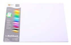 CARDBOARD QUILL A3 200GSM WHITE PK25   G34182