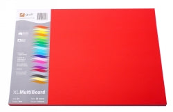 CARDBOARD QUILL A3 210GSM RED PK25   G34191