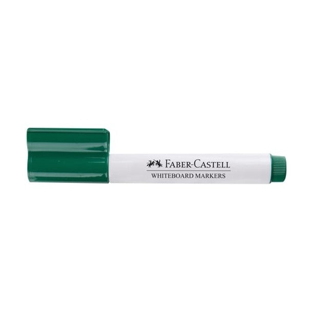 MARKER WHITEBOARD FABER-CASTELL CONNECTOR GREEN BX10   G34277