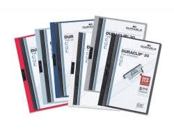 FLAT FILE DURACLIP A4 30 SHEET CAP BLACK   G35370