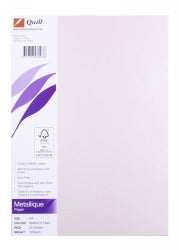 PAPER QUILL A4 METALLIQUE MOTHER OF PEARL 120GSM PK25   G35723