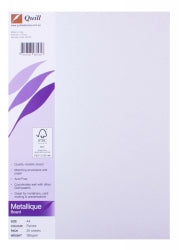 BOARD QUILL A4 METALLIQUE PERIDOT 285GSM PK25   G35728