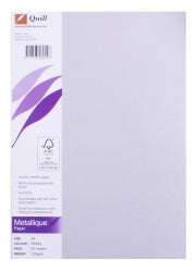 PAPER QUILL A4 METALLIQUE PERIDOT 120GSM PK25   G35741