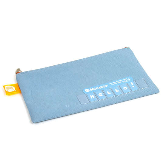 PENCIL CASE MICADOR 235X130MM NAME BLUE   G35773