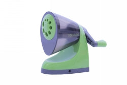 SHARPENER WESTCOTT EIGHT HOLE MANUAL PENCIL GREEN   G36700