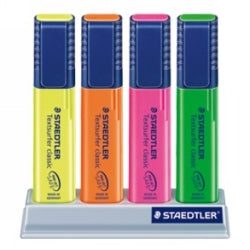 HIGHLIGHTER STAEDTLER TEXTSURFER CLASSIC DESKSTAND WLT4   G36853