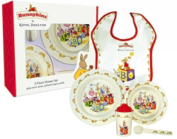 BABY GIFT BUNNYKINS 5 PIECE SET ABC RED   G36916