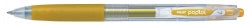PEN PILOT 0.7MM POP'LOL RETRACTABLE GEL GOLD   G37577