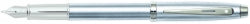PEN SHEAFFER FP MEDIUM NIB 100 C/T BRUSHED CHROME   G37591
