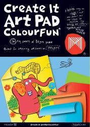 ART PADS MICADOR A4 5 BRIGHT COL 30 SHT   G38225