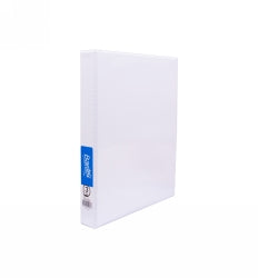 BINDER INSERT BANTEX A4 3 D-RING 25MM WHITE   G38323