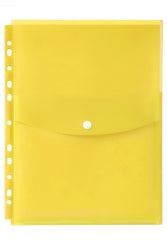 BINDER POCKET MARBIG A4 TOP OPENING YELLOW   G38707