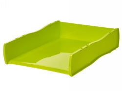 DOCUMENT TRAY ESSELTE NOUVEAU SUMMER COLOURS LIME   G39439