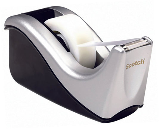 TAPE DISPENSER SCOTCH 19MM C60 SILVER   G39527