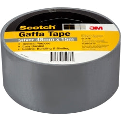 TAPE SCOTCH 48MMX15M UTILITY GAFFA SILVER   G39534