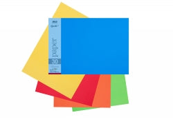 PAPER QUILL A3 80GSM BRIGHT ASST PK150   G39818