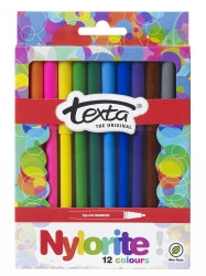 MARKER TEXTA NYLORITE ASST BX12   G39940