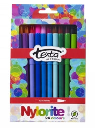 MARKER TEXTA NYLORITE ASST BX24   G39941