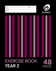 EXERCISE BOOK OLYMPIC YEAR 2 48PG   G40903