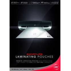 LAMINATING POUCHES GBC SIGNATURE A4 125 MICRON PK100   G41121