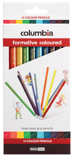 PENCIL COLOURED COLUMBIA FORMATIVE PK10   G41262