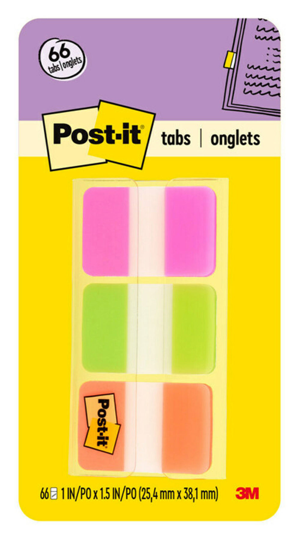 TABS POST-IT 686-PGO PK66   G41433