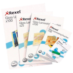 LAMINATING POUCHES REXEL A3 75 MICRON PK25   G41627