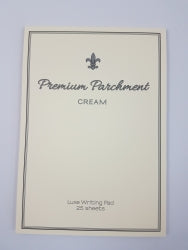 PAD OZCORP 19X14CM PREMIUM PARCHMENT PAPER CREAM   G42899