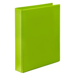 BINDER INSERT MARBIG A4 CLEARVIEW 2 D-RING 25MM LIME   G42938