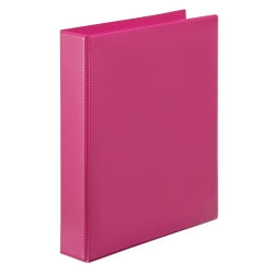 BINDER INSERT MARBIG A4 CLEARVIEW 2 D-RING 25MM PINK   G42941