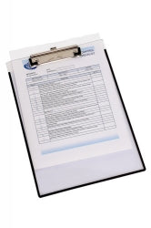 CLIPBOARD MARBIG A4 CLEARVIEW WITH INSERT COVER   G43200