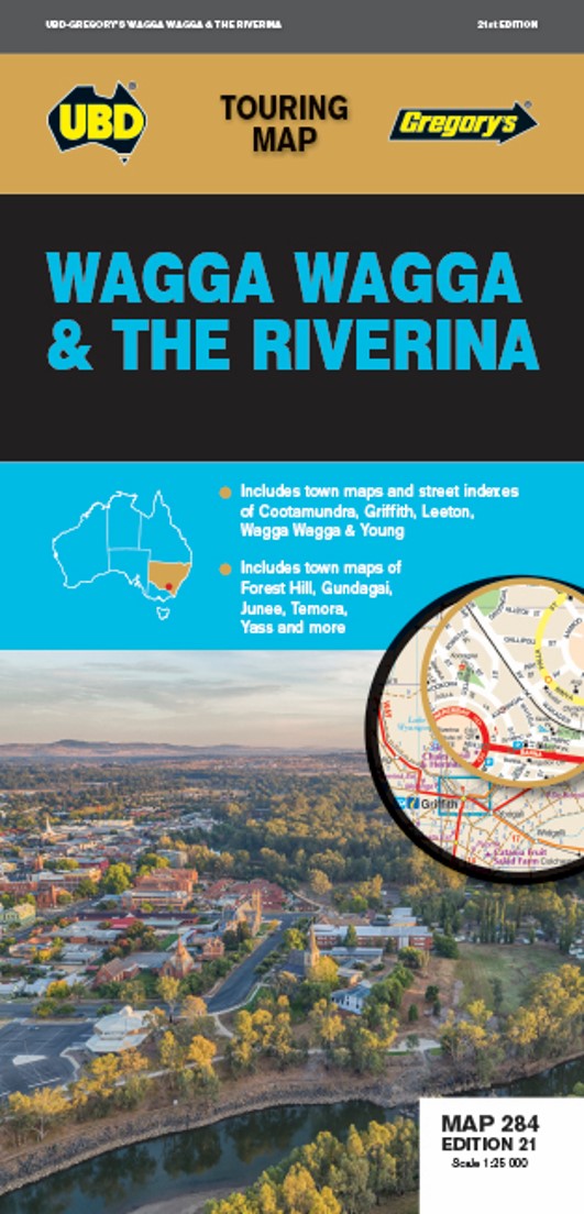 SP- MAP UBD/GRE WAGGA WAGGA & THE RIVERINA 284 21ST ED  Special Order Only G44684