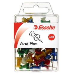 PUSH PINS ESSELTE ASST PK50   G45110