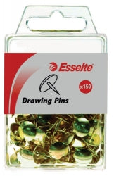 DRAWING PINS ESSELTE BRASS PK150   G45126