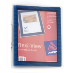 BINDER AVERY A4 2R FLEXI-VIEW NAVY   G45165