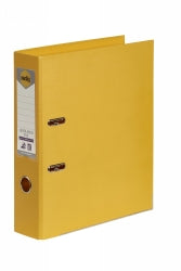 LEVER ARCH FILE MARBIG A4 PE YELLOW   G45199