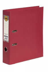 LEVER ARCH FILE MARBIG A4 PE DEEP RED   G45206