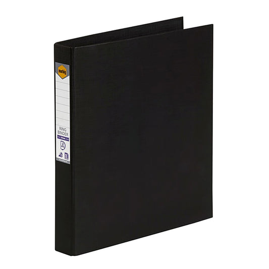 BINDER MARBIG A4 PE 2 D-RING 25MM BLACK   G45209