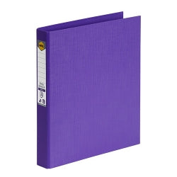 BINDER MARBIG A4 PE 2 D-RING 25MM PURPLE   G45218