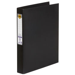 BINDER MARBIG A4 PE 4 D-RING 25MM BLACK   G45227