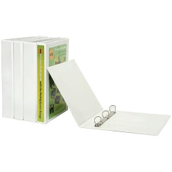 BINDER INSERT MARBIG A5 CLEARVIEW 2 D-RING 25MM WHITE   G45263