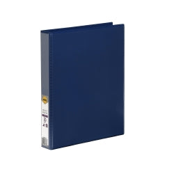 BINDER INSERT MARBIG A4 CLEARVIEW 2 D-RING 25MM BLUE   G45265