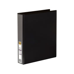 BINDER INSERT MARBIG A4 CLEARVIEW 2 D-RING 38MM BLACK   G45268