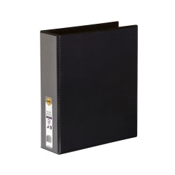 BINDER INSERT MARBIG A4 CLEARVIEW 2 D-RING 50MM BLACK   G45272