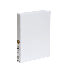 BINDER INSERT MARBIG A4 CLEARVIEW 3 D-RING 25MM WHITE   G45279