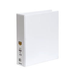 BINDER INSERT MARBIG A4 CLEARVIEW 3 D-RING 50MM WHITE   G45287