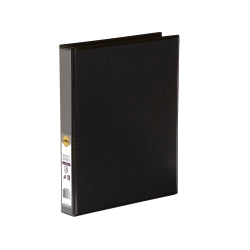 BINDER INSERT MARBIG A4 CLEARVIEW 4 D-RING 25MM BLACK   G45288