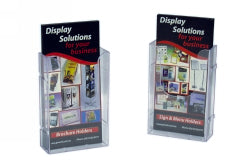 DEFLECTO BROCHURE HOLDER DL LINKING WALL MOUNT 39512   G45520